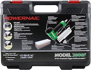 Amazon.com: Powernail 2000F Pneumatic 20 Gauge Trigger Pull L